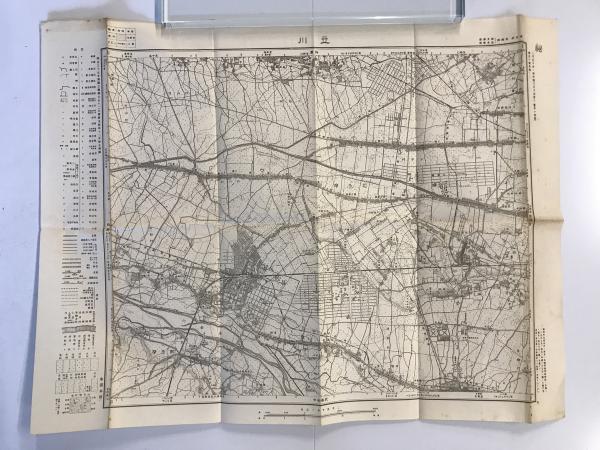 古地図】立川 二万五千分之一地形図 東京10号青梅ノ2 明治39年測