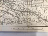 【古地図】立川　二万五千分之一地形図 東京10号青梅ノ2　明治39年測図・昭和12年修正　日本陸軍参謀本部発行