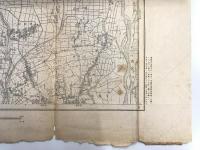 【古地図】伊勢原　二万五千分之一地形図 東京湾要塞近傍28号（共29面）　昭和16年発行　日本陸軍参謀本部 陸地測量部発行 1941
