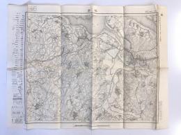 【古地図】佐倉　二万五千分之一地形図 佐倉近傍13号（共20面）　大正10年測図 昭和4年修正　日本陸軍参謀本部発行 1929