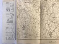 【古地図】佐倉　二万五千分之一地形図 佐倉近傍13号（共20面）　大正10年測図 昭和4年修正　日本陸軍参謀本部発行 1929