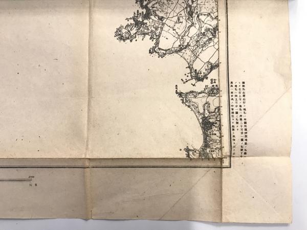 古地図買取】 明治前期測量2万分1フランス式彩色地図・第一軍管