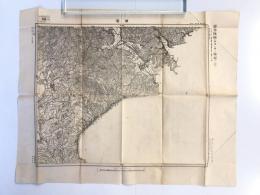 【古地図】浦賀　二万五千分之一地形図 東京湾要塞近傍18号（共27面）　大正14年発行　日本陸軍参謀本部陸地測量部発行　少々シミ有 1939