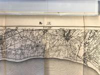 【古地図】江ノ島　二万五千分之一地形図 東京湾要塞近傍27号（共27面）　明治20年測図・昭和14年修正　日本陸軍参謀本部発行 1939