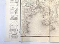 【古地図】須崎　五万分之一地形図 高知12号（共16面）　明治39年測図・昭和8年修正　日本陸軍参謀本部発行　少々のシミあり 1933
