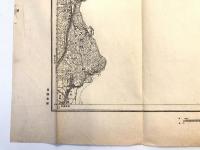 【古地図】本牧　二万五千分之一地形図 東京湾要塞近傍16号（共27面）　大正10年測図・昭和6年修正　日本陸軍参謀本部発行