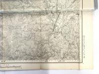 【古地図】鰍澤（鰍沢）　五万分之一地形図 甲府11号（共16面）　明治43年測図・昭和4年修正　日本陸軍参謀本部発行　少々書込み有 1929