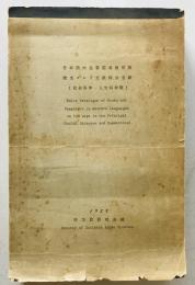 日本国内主要図書館所蔵欧文インド文献綜合目録 : 社会科学・人文科学篇 = Union catalogue of books and pamphlets in Western languages on Ind kept in the principal (social sciences and humanities)