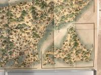 【古地図】早わかり 温泉案内 日本名勝圖　日下伊兵衛 作　和樂路屋 発行　戦前　少々ヤケ・シミあり