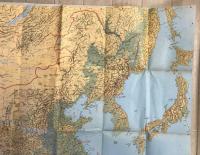 【古地図】詳細 中華人民共和国大地図　中央公論付録（昭和四十八年二月号）　中央公論編集部 編　1973年　少々イタミ・シミ・ヤケあり