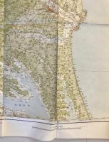 【古地図】20万分の一地勢図 仙台24号 水戸 昭和30年編集　国土地理院 発行　昭和33年12月　少々破れ・汚れあり