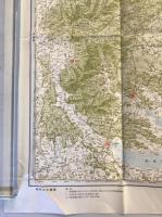 【古地図】20万分の一地勢図 仙台24号 水戸 昭和30年編集　国土地理院 発行　昭和33年12月　少々破れ・汚れあり