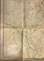 【古地図】模範 新東京全圖　文彰堂編輯部 編纂　文彰堂 発行　昭和14年版　三万分の一　ヤケ・少々イタミ・破れ・穴・汚れあり