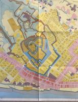 【古地図】城下町 宿場町 小田原 封建時代 19世紀中頃　日英地図　SHIZUO NAKAMURA・Dr.SIEGFRIED L〓RCHER　1974年　3千分の1 汚れ少