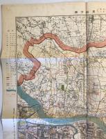 【古地図】陸地測量部認許 東京市役所認許 大東京全圖（改正新町名入）東部方面　報知新聞社　昭和7年11月　二万五千分之一　少々イタミ