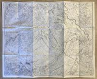【古地図】東京近傍図 明治20年　7枚入　陸地測量部 作　古地図史料出版　明治13・14年測量 19年製版　二万分之一他　本体美品