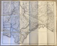 【古地図】東京近傍図 明治20年　7枚入　陸地測量部 作　古地図史料出版　明治13・14年測量 19年製版　二万分之一他　本体美品