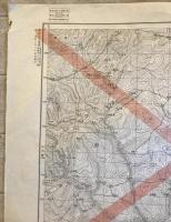 【古地図】端氏鎮 北支那十万分一圖西九行北一段彰德二十三號 山西省　陸地測量部・参謀本部　昭和9年3月　少々イタミ・穴あり