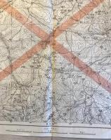 【古地図】端氏鎮 北支那十万分一圖西九行北一段彰德二十三號 山西省　陸地測量部・参謀本部　昭和9年3月　少々イタミ・穴あり