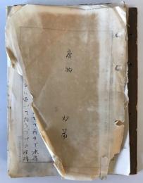 【手稿】茶道手書き資料（唐物・盆点（炉篇・風呂篇）・茶通箱（風呂篇）等）　昭和30年頃　少々折れ・イタミ・ヤケ・シミ・欠けあり