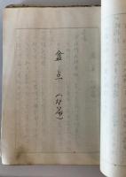 【手稿】茶道手書き資料（唐物・盆点（炉篇・風呂篇）・茶通箱（風呂篇）等）　昭和30年頃　少々折れ・イタミ・ヤケ・シミ・欠けあり