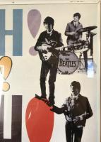 【美術】A HARD DAY'S NIGHT―DIE BEATLES IN YEAH!YEAH!YEAH! ビートルズがやって来る ヤァ！ヤァ！ヤァ！ 映画ポスター　少し凹み有