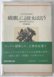 破壊しに、と彼女は言う