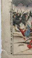 二龍山占領露将ステッセル落馬之図　明治28年　日露陸戦画報其28
