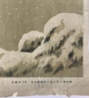 将土雪口草河口〓露営　明治28年