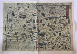 無筆名所案内の図　嘉永元年（1848）～嘉永5年（1852）　浮世絵
