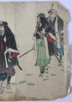 赤穗義士引揚 浮世絵 木版画 明治33年