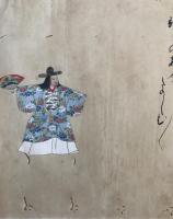 高砂　肉筆　能画