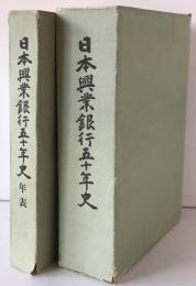 日本興業銀行五十年史　2冊揃え