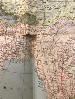 【地図】東亞現勢大地圖 附ヨーロッパ洲・世界現勢圖