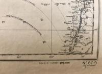 【地図】太平洋　隠戸航海航跡図