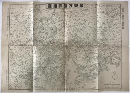 【地図】廣東方面詳細圖