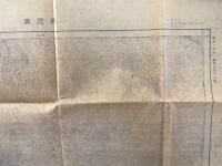 【地図】馬鹿溝 吉林省延吉道敦化縣・甯安縣・汪清縣、駝腰子 吉林省延吉道敦化縣,吉長道樺甸縣 　2枚揃え