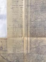 【地図】馬鹿溝 吉林省延吉道敦化縣・甯安縣・汪清縣、駝腰子 吉林省延吉道敦化縣,吉長道樺甸縣 　2枚揃え