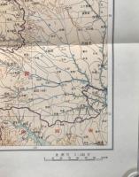 【地図】寧夏回族自治区　百二十五万分一