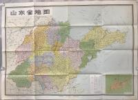 【地図】山東省地圖　済南市区略図