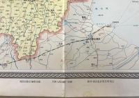 【地図】山東省地圖　済南市区略図