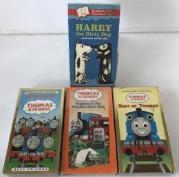 【VHS】scholastic Video Collection(Harry the Dirty Dog)、THOMAS ＆ Friends(3個)　４個揃え