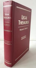 Legal Thesaurus (英語版)  ハードカバー