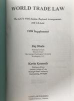 World Trade Law the Gatt Wto: The Gatt-Wto System, Regional Arrangements, and U.S. Law/1999 Supplement (英語版) ハードカバー 
