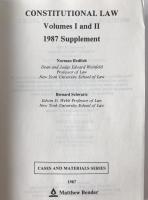 Constitutional law 1987 Supplement (英語版)