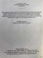 Constitutional law 1987 Supplement (英語版)