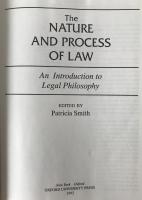 The Nature and Process of Law: An Introduction to Legal Philosophy (英語版) ハードカバー