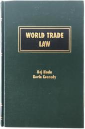 World Trade Law the Gatt Wto: The Gatt-Wto System, Regional Arrangements, and U.S. Law (英語版)  ハードカバー
