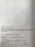 Elements of Law (英語版) ハードカバー
