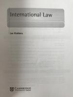 International Law （英語版） ペーパーバック